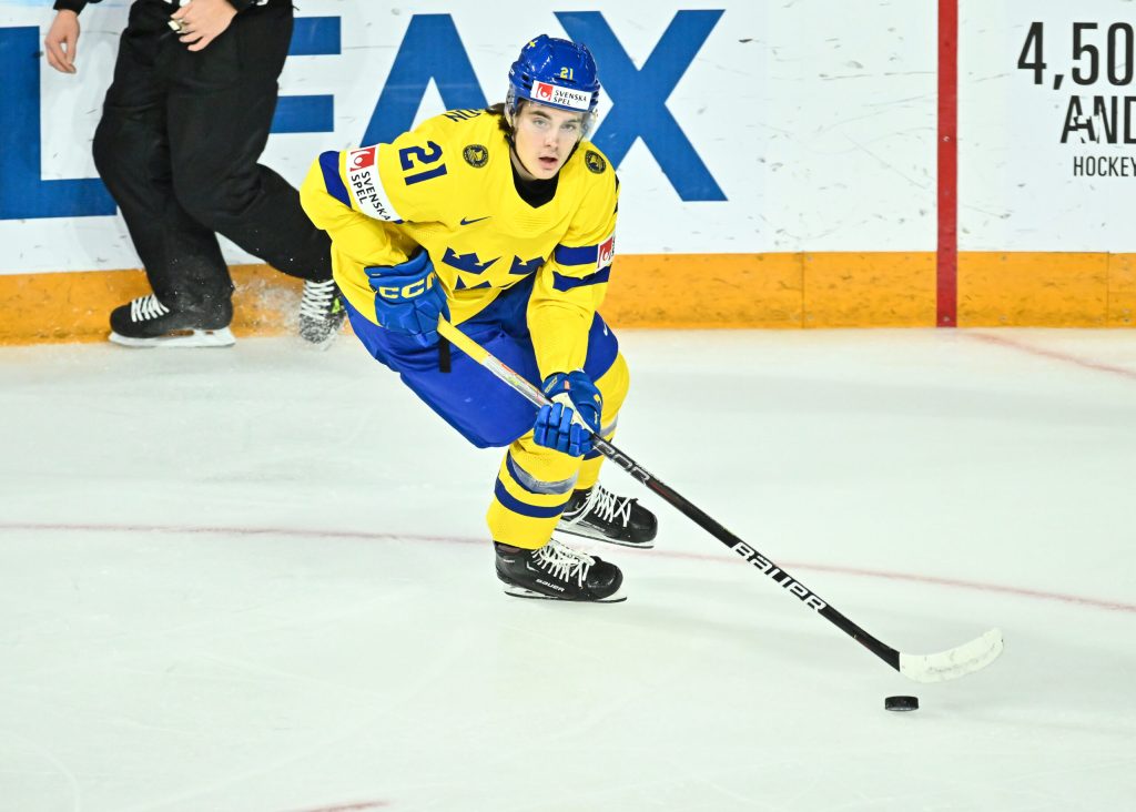 Leo Carlsson från JVM 2023 - Sveriges juniorlandslag